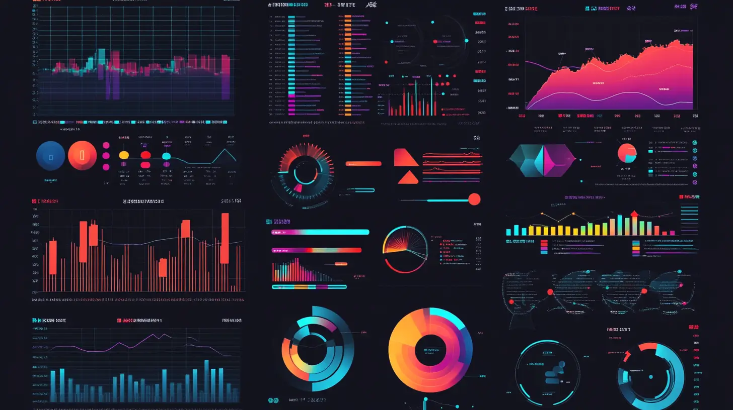 A colorful infographic displaying key cryptocurrency statistics