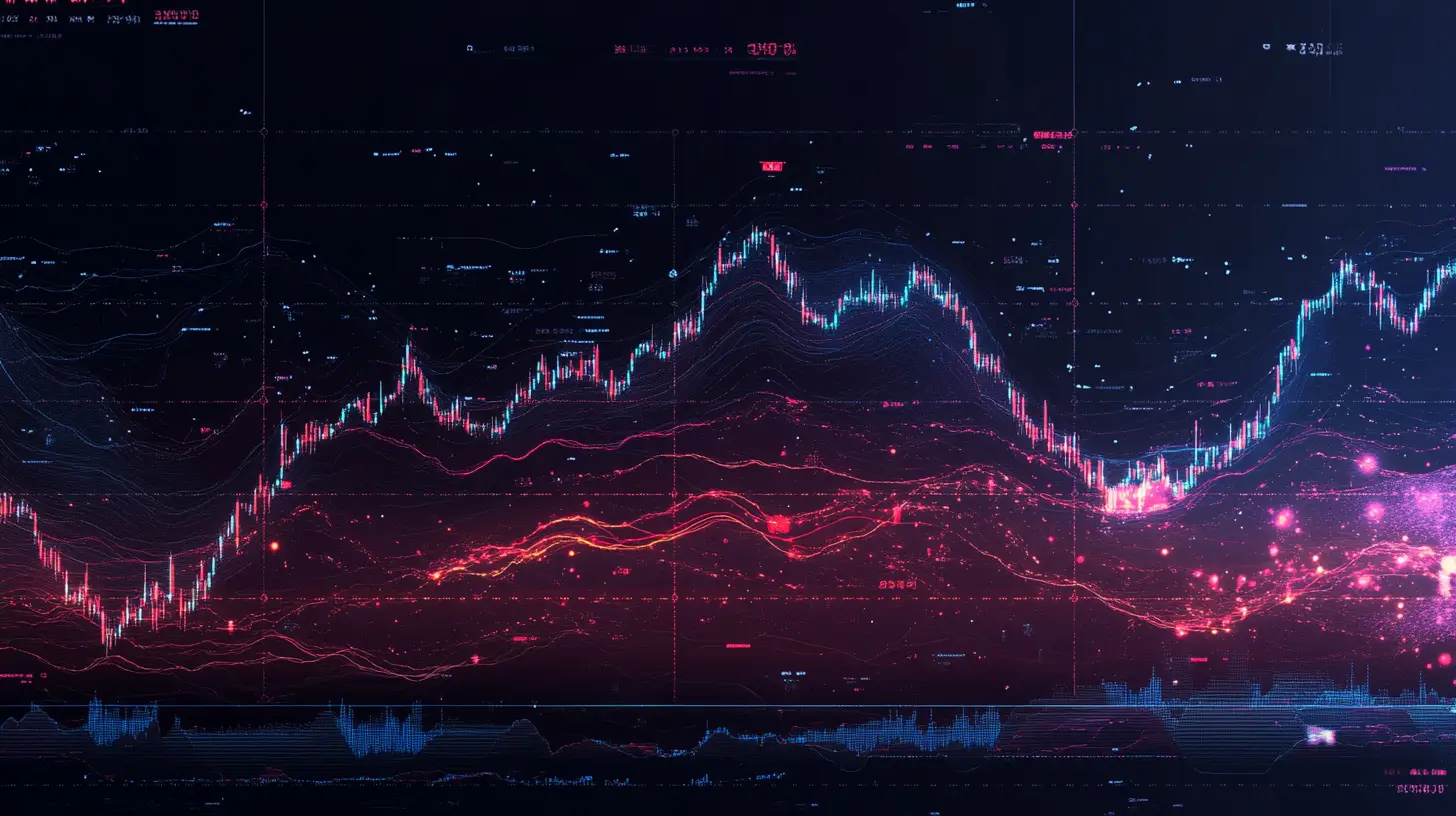 A graphical representation of the global cryptocurrency market cap over time